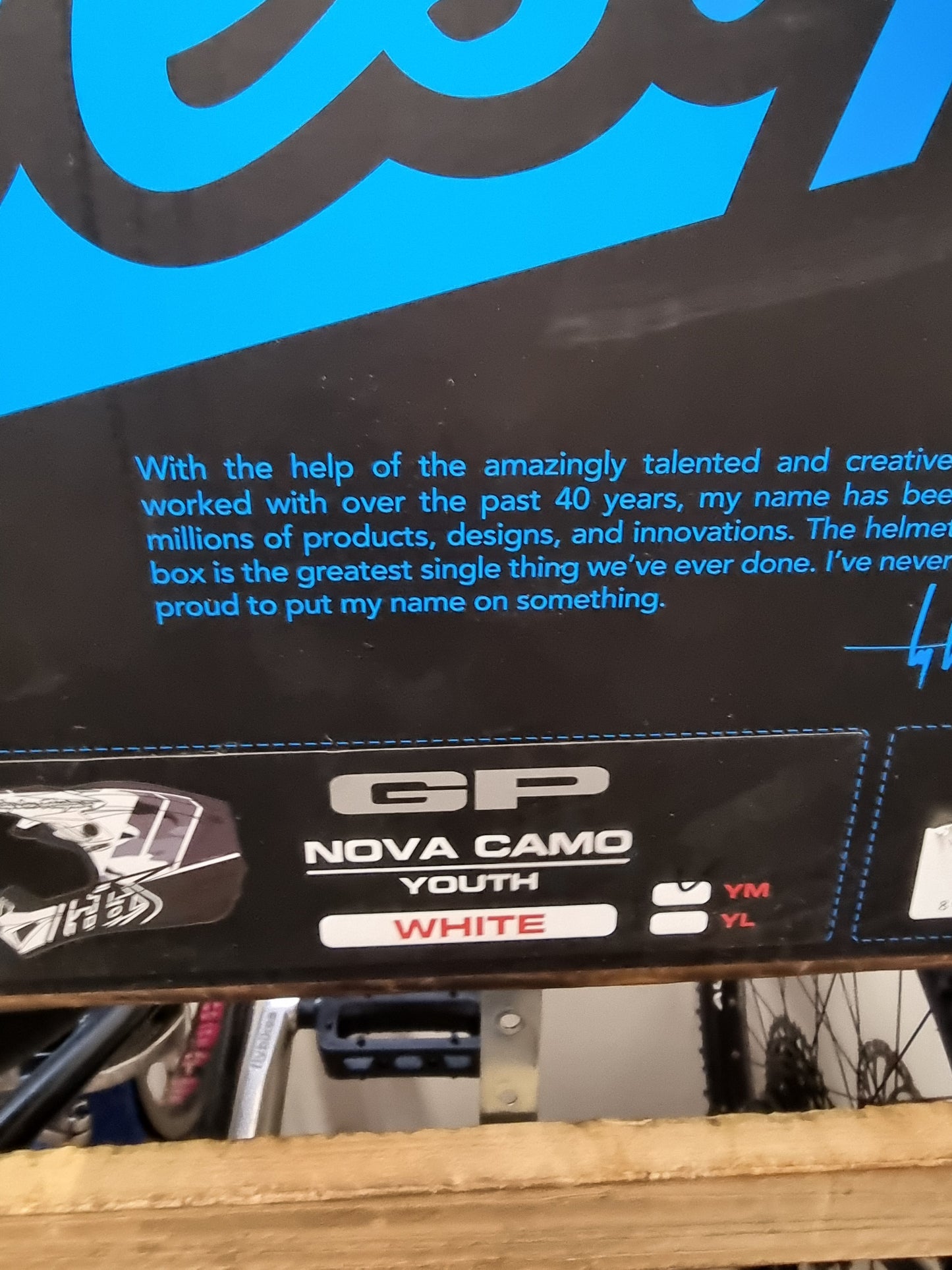 Troy lee designs camo full face gp youth helmet medium