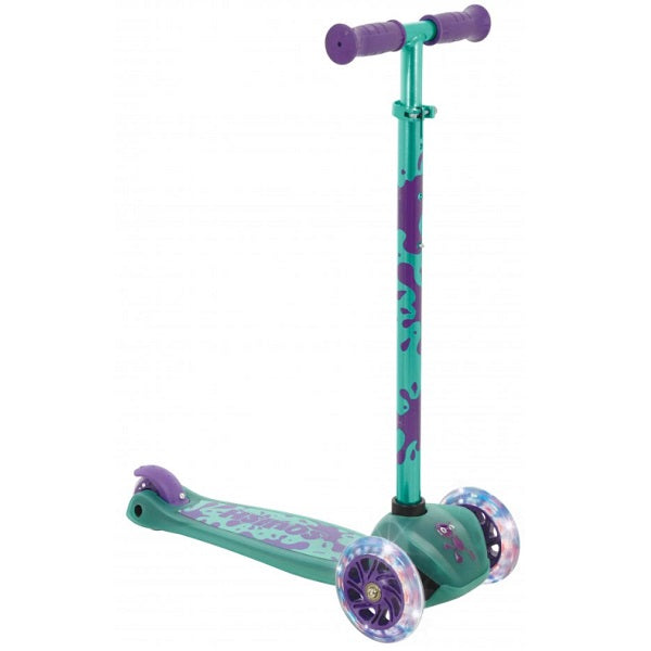 Squish mini flex light up scooter orange,green,teal,blue