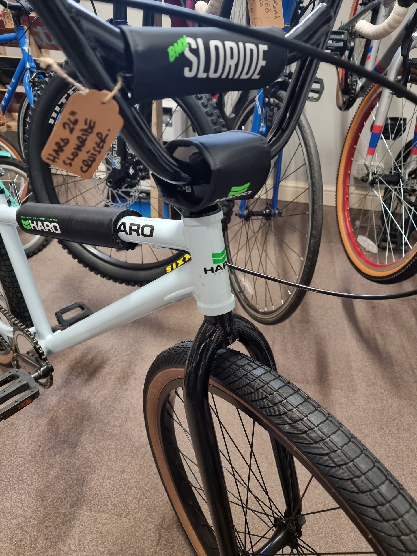Haro sloride 26" bmx cruiser blue grey