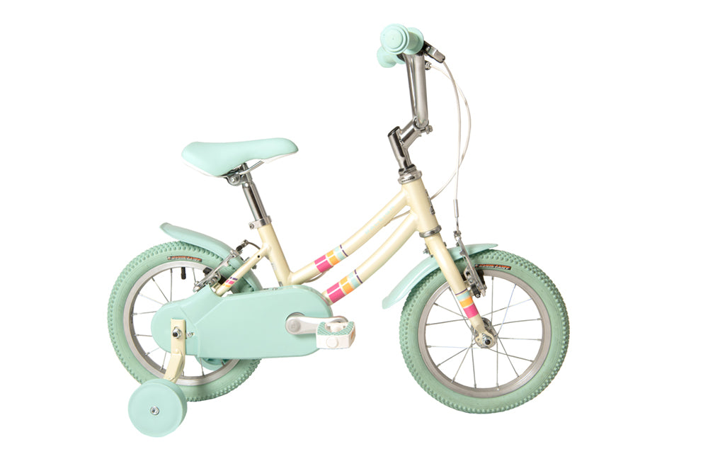 Raleigh pop 14" white bike