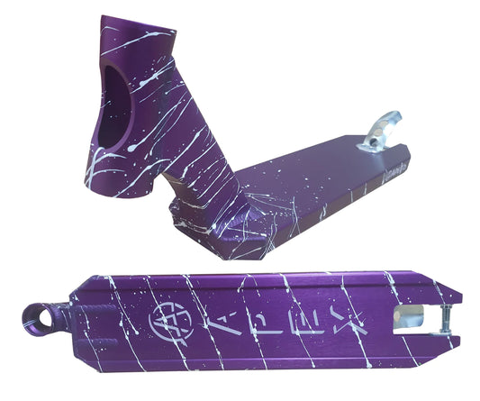 Apex pro deck 17.5" purple splatter