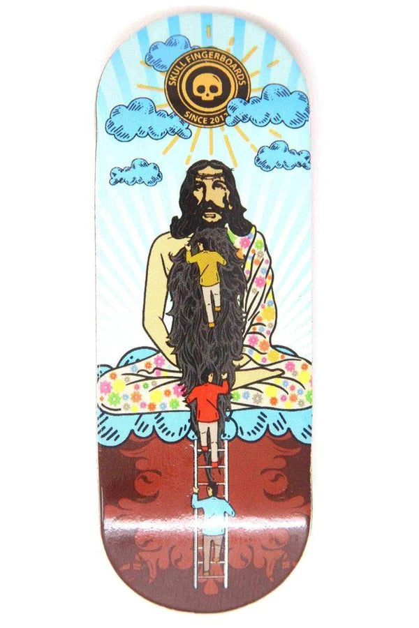 Skull fingerboard hippie jesus